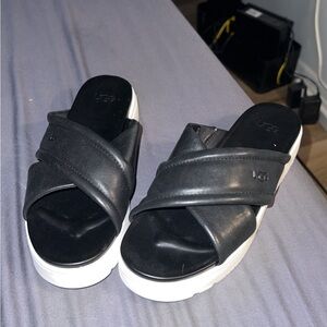 UGG Women's Black Slide Sandals